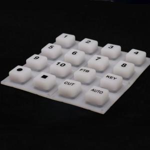 Translucent 4x4 POS Terminal Custom Silicone Rubber Keypads