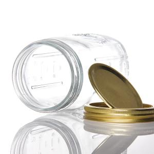 200ml 250ml 380ml 500ml Kitchen Glass Bottles Glass Mason Jar Glass Can