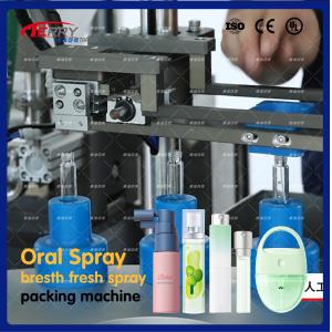 35-40 Bottles/Min Production Rate Spray Bottle Filling Machine for Breath