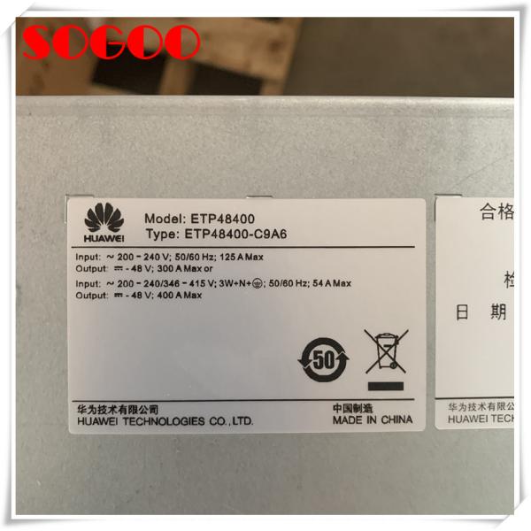 Quality Huawei ETP48400-C9A6 with  Rectifier R4850S1 Monitoring Module SMU02B for sale