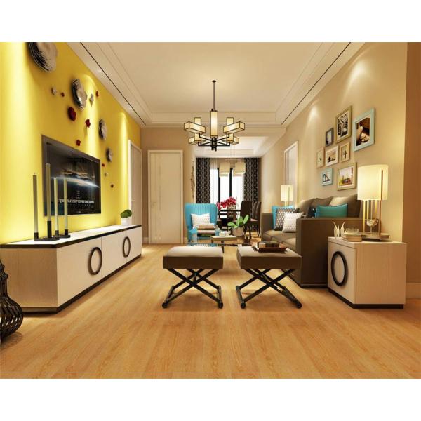 Wood Grain 5mm 0.3mm Wear Layer Loose Lay Flooring