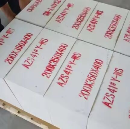 Factory Price Fused Cast Zirconia Corundum Brick Azs Refractory Brick For Glass