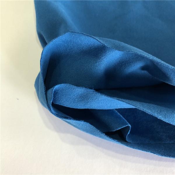 Polyester Nylon Double Side Brushed Quick Dry Cleaning Cloth Suede Fabric for Beach Towel