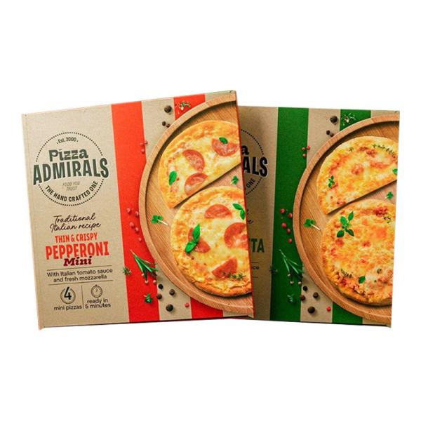 Quality PIZZA Takeaway Boxes Premium Kraft Corrugated Packaging Pizza Pattern Printing Eco Friendly Thickened Pizza Boxes for sale
