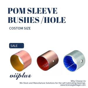 POM Blue Sleeve Plain Bushing Boundary Lubricating Bronze Bush