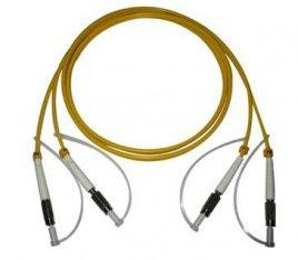 DIN To DIN Fiber Optic Cable Patch Cord Singlemode Simplex Duplex PVC/LSZH