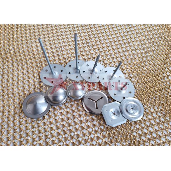 Quality Stainless Steel Perforated Base Insulation Fixing Pins For Securing Rock Wool To Gypsum for sale