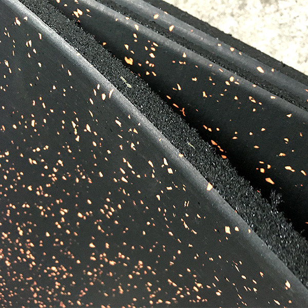 Elastic Weight Lifting Gym Rubber Flooring Tiles Gym Rubber Floor Mat With EPDM