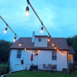 8.5M 15 LED Solar Edison Bulb String Lights