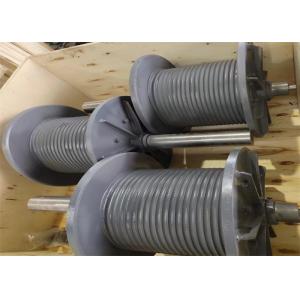 Customized Adjustable Spool Tower Crane Winch / Lebus Grooved Drum With Pre