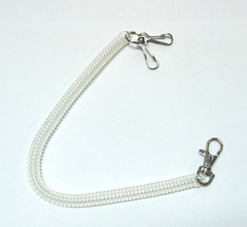 Quality Long Coil Key Ring Holder Convenient Spring Coiled Retainer for Security Function for sale