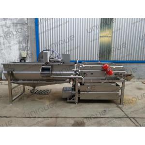 Customized Voltage 1.5t/h Capacity Vegetable and Salad Washing Machine for