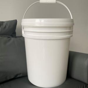 Supply Clear Plastic Pail 20L Bucket with Lid and Certificate