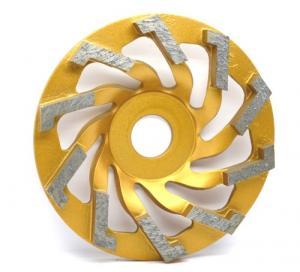 Wholesale High Grade Metal Bonded Diamond Grinding Wheel For Concrete / Masonry Surface Grinding from china suppliers
