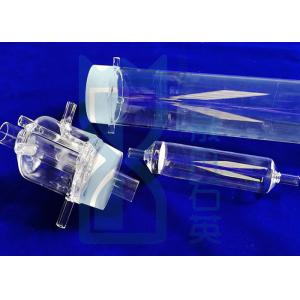 Double Layer Fused Silicon Quartz Glass Tube Science Lab Glassware