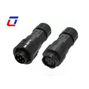 China M16 5 Pin 300V Push Lock Waterproof Circular Connector IP67 For Heavy-Duty Applications on sale