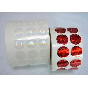 Anti Counterfeiting Hologram Serial Number Stickers / Barcode Labels Stickers