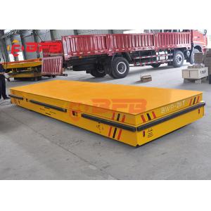 Dead Man Stop Heavy Duty Material Handling Carts , Trackless Rail Transfer Car