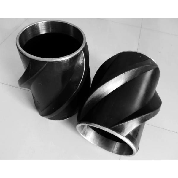 Customized Oilfield API Standard Welded Spiral Vane Solid Rigid Centralizer