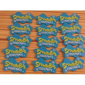 Cheap Custom Clothing Embossed 3d Soft PVC Patches / Garment Rubber Label