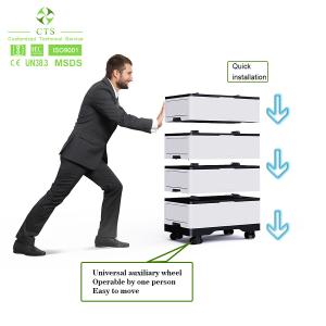 Lifepo4 lithium Ion Stackable Battery Pack 100v 200v 400v 100ah For Home Solar