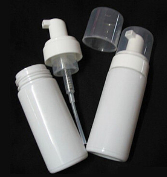 Quality White foam pump bottles, foam soap dispenser bottle for sale