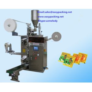 China Automatic filter tea bag packaging machine with string,tag and envelop on sale