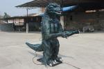 Dinosaur Godzilla Statue With Sensor And Remote Control Starting System