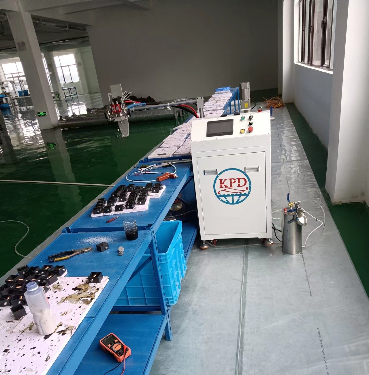 2K Dispensing System for Sealing and Potting Electronic Electric Driven Gluing