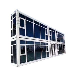 Flat Pack Office Expanding Container House Steel Frame Mobile