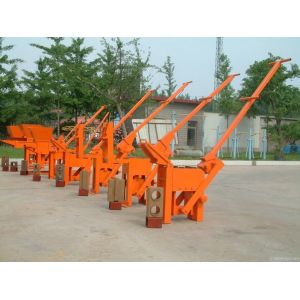 China Supplier Manual Compressed Earth Brick Machinery Machine 1-40 For