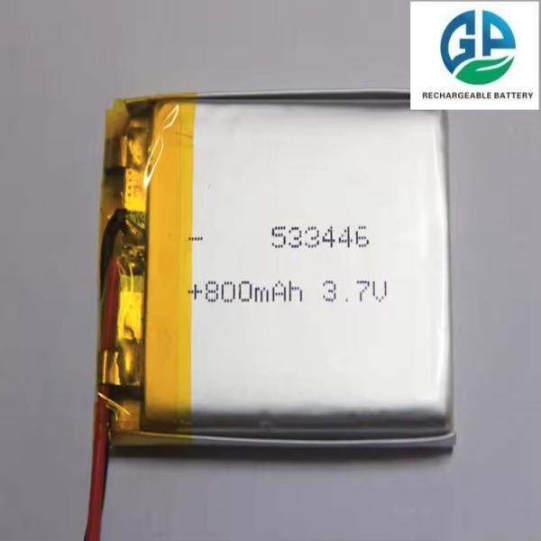 High Discharge Rate Battery Full Capacity KC 533446 800mAh Rechargeable Li