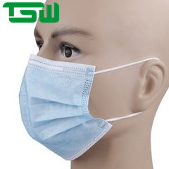 Against Bacteria And Particulates Nonwoven Face Mask