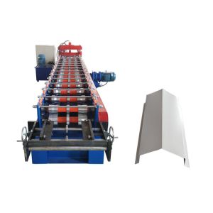 GI House Ridge Cap Roll Forming Machine Main Structure 300mm H Beam Pump Power