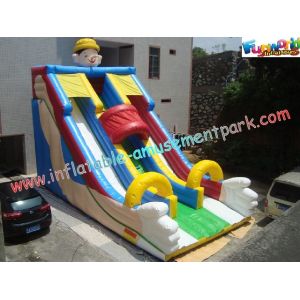 Professional Giant slide with durable PVC tarpaulin Commercial Inflatable Slide
