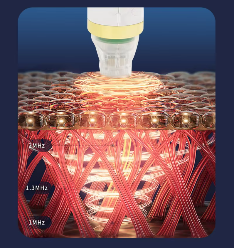 RF Hifu Ice Harmmer 2 In 1 Skin Tightening Anti Wrinkle Multi Function Machine