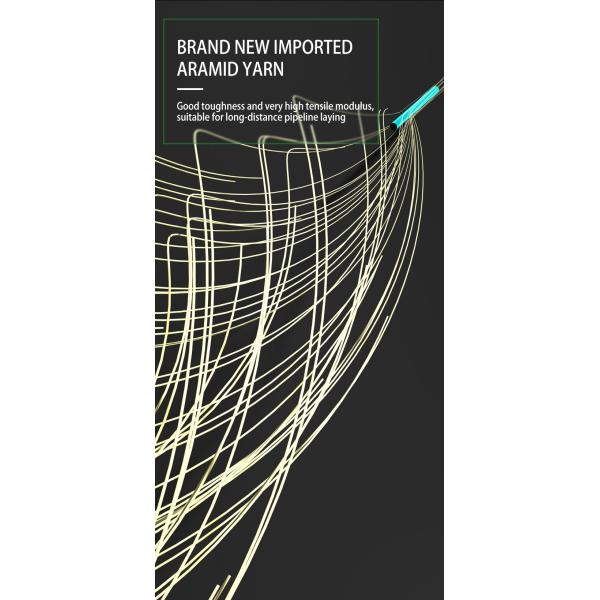 ADSS 80m 100m 120m 200m Span Aerial Fiber Cable G652D G657A1 G657A2