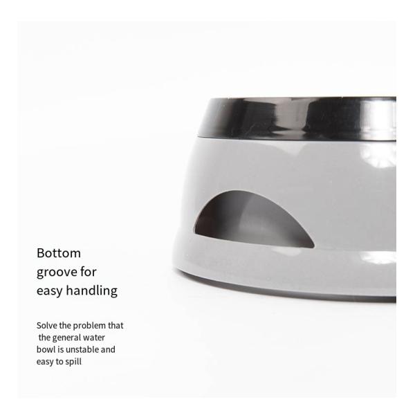 Pet Non Slip Car Drink Water Bowl Non Wet Mouth Dog And Cat Bowl