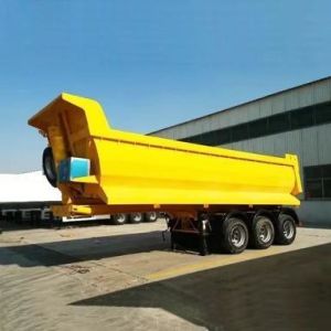Wholesale Jost E100 Landing Gear 40-80 Ton Steel Dump U-Shaped End Rear Tipper Dumper Semi Trailer from china suppliers
