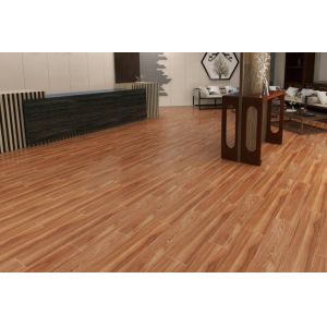 Antibacterial Wood Porcelain Tile 20x100cm Brown Tan Matt Soft Glazed