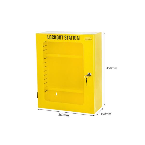 Lockout Station Cabinet Customized Panel With Two Mobile Division Plate