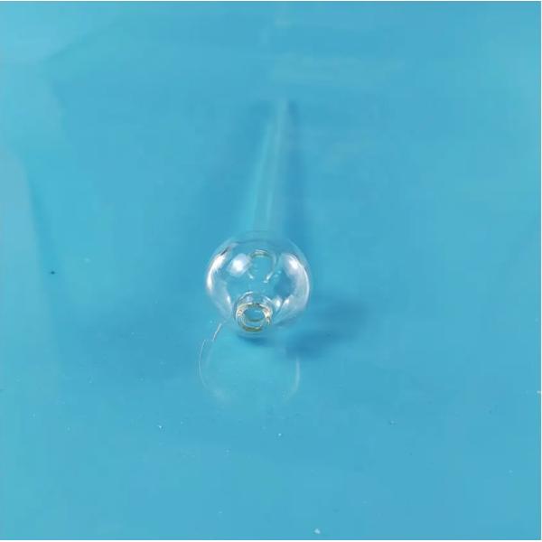 2.2g/cm3 Density Customized Ball Shape End Quartz Tubes For Clear Quartz Test