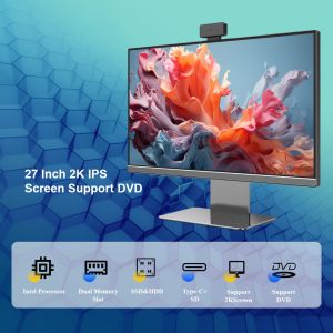 27 Inch Interactive Monitor All In One PC with Linux OS and Intel CORE I7