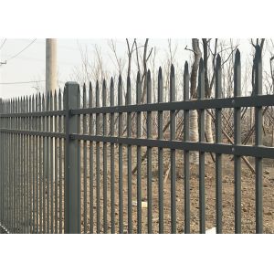 Hercules Steel Fence1.8m X 2.4m Ornamental Welded Metal Fence Panels with Black