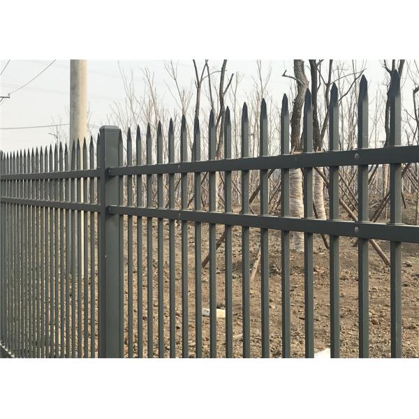 Hercules Steel Fence1.8m X 2.4m Ornamental Welded Metal Fence Panels with Black