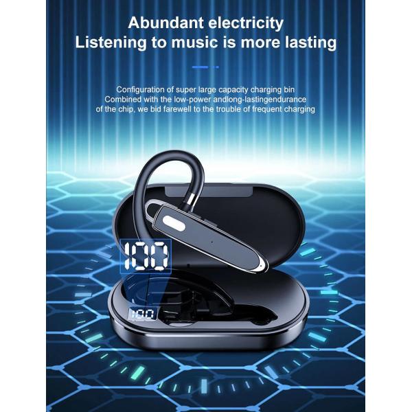 Waterproof Wireless Earhook Headphone 500 MAh Battery For Running