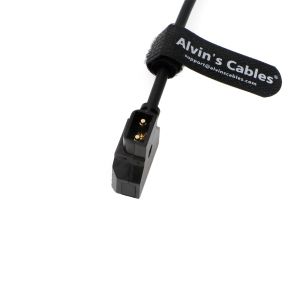 Power-Cable for Kinefinity Mavo Edge Rotatable Right Angle 2-Pin Male to D-tap