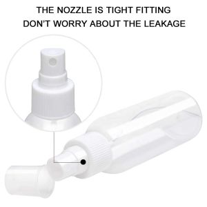 5ml-500ml HDPE PET Refillable Continuous Mist Spray Bottle