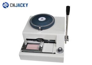 Manual ID Cards Plastic Card Embossing Machine With Russian Code And Engilsh Code
