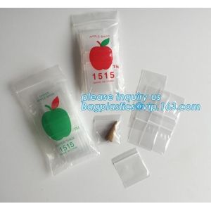 1212 Apple Mini Zip lockk Baggies 17 Color Mix 100 Bags 1/2" X 1/2", cheap 100
